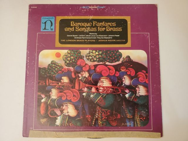 The London Brass Players Baroque Fanfares and Sonatas for Brass vinyl record