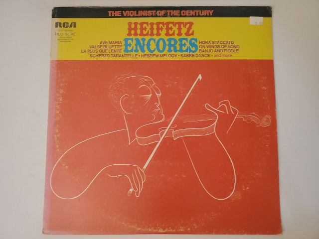 Heifetz Heifetz Encores vinyl record