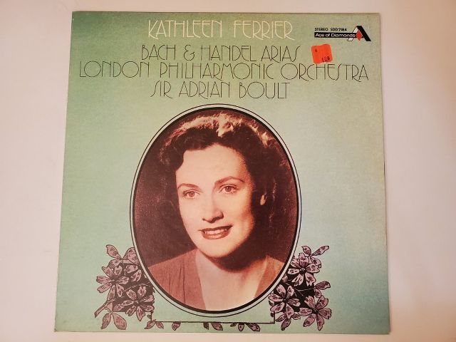 Kathleen Ferrier Bach & Handel Arias vinyl record