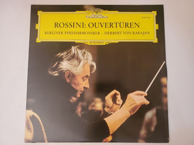Berliner Philharmoniker - Herbert von Karajan Rossini: Ouvert?ren vinyl record