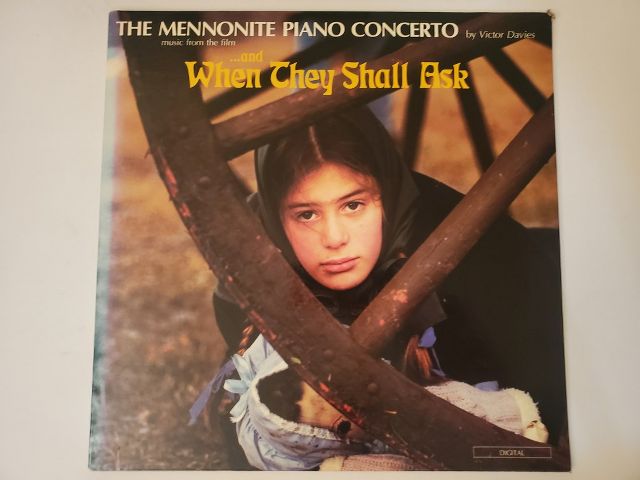Victor Davies The Mennonite Piano Concerto vinyl record