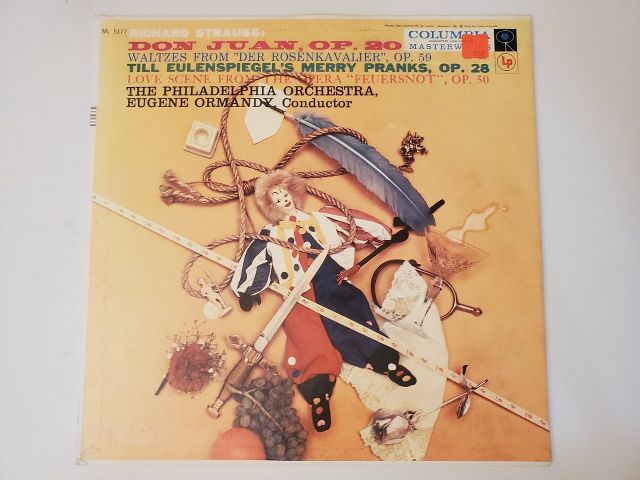 Richard Strauss, The Philadelphia Orchestra Don Juan, Op. 20 / Till Eulenspiegel's Merry Pranks, Op. 28 vinyl record