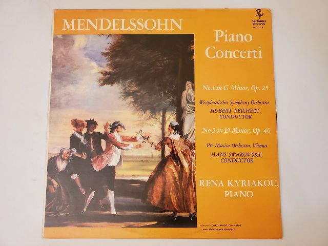 Felix Mendelssohn Piano Concerti vinyl record
