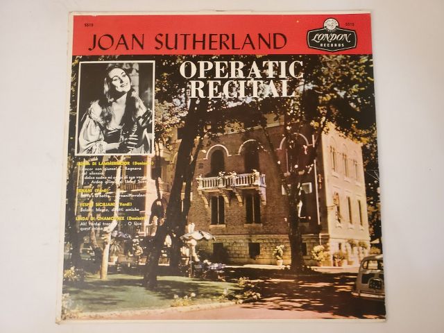 Joan Sutherland Operatic Recital vinyl record