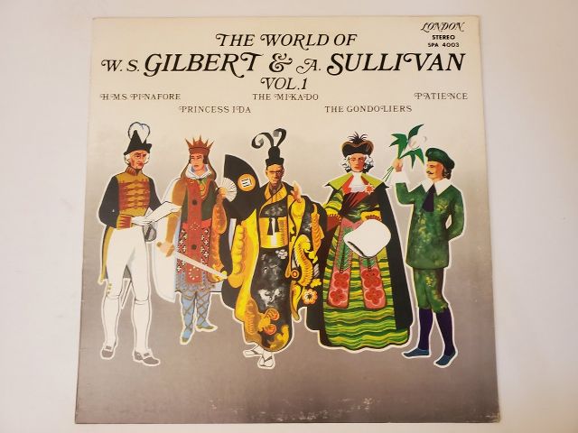 W.S. Gilbert & A. Sullivan The World of W.S. Gilbert & A. Sullivan Vol. 1 vinyl record
