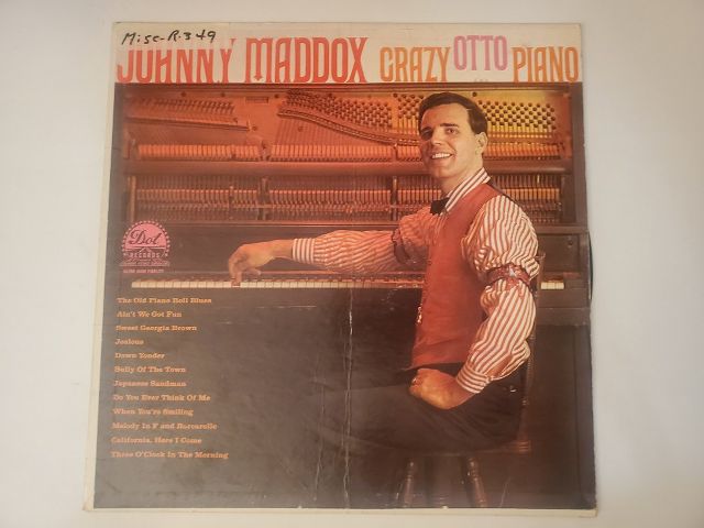 Johnny Maddox Crazy Otto Piano vinyl record
