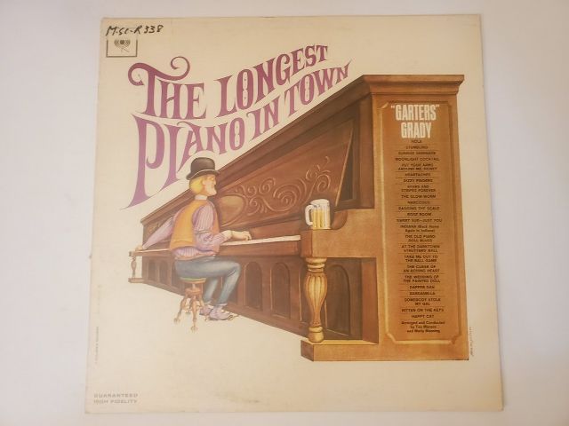 Garters Grady The Longest Piano in Town vinyl record