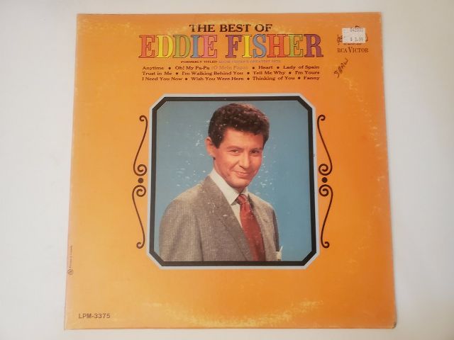Eddie Fisher The Best of Eddie Fisher vinyl record
