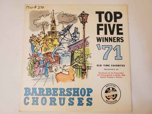Various Artists Top Five Winners '71 vinyl record