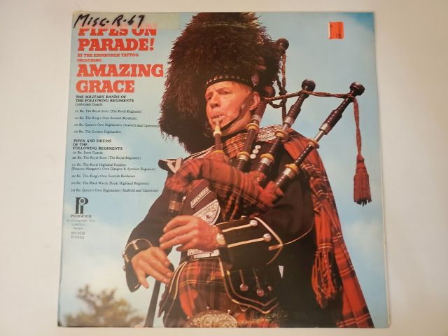 Various Artists Pipes on Parade! At the Edinburgh Tattoo vinyl record