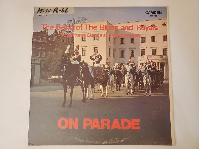 The Band of The Blues and Royals On Parade vinyl record