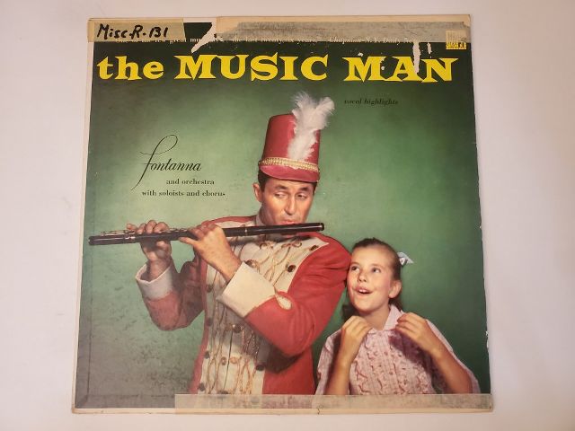Fontanna and Orchestra The Music Man vinyl record