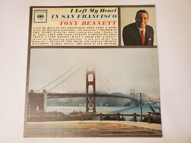 Tony Bennett I Left My Heart in San Francisco vinyl record