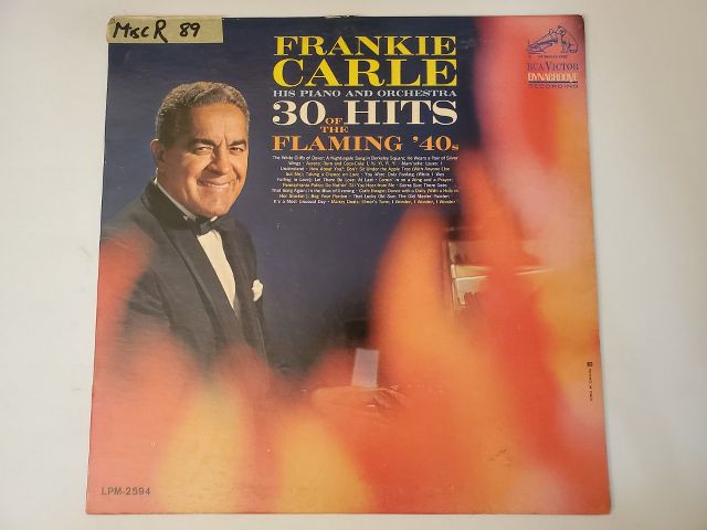 Frankie Carle 30 Hits of the Flaming '40s vinyl record