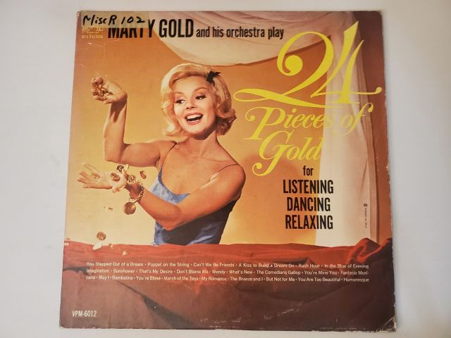 Marty Gold and His Orchestra 24 Pieces of Gold vinyl record