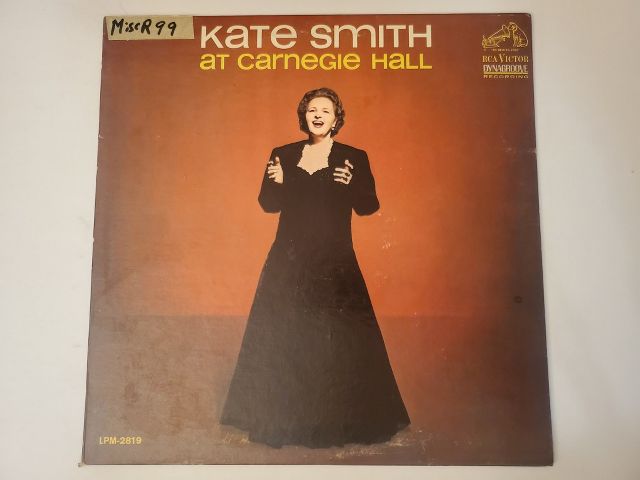 Kate Smith Kate Smith at Carnegie Hall vinyl record