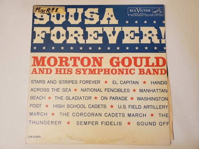 Morton Gould and His Symphonic Band Sousa Forever! vinyl record