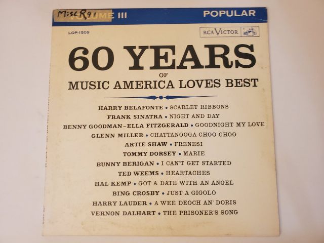 Various Artists 60 Years of Music America Loves Best vinyl record
