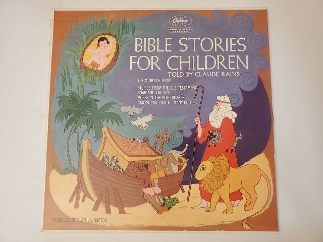 Claude Rains Bible Stories for Children vinyl record