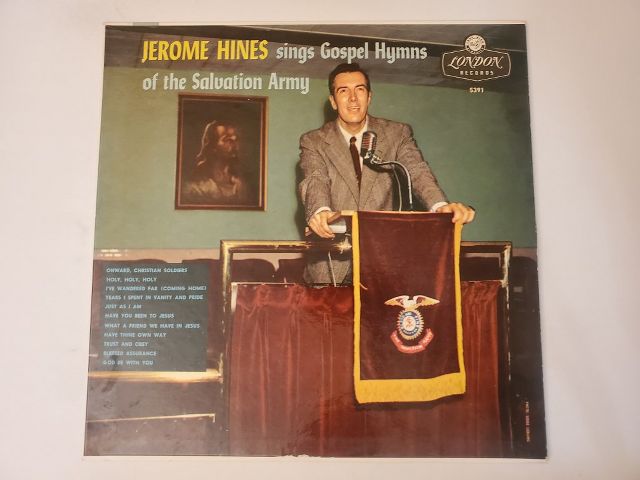 Jerome Hines Sings Gospel Hymns of the Salvation Army vinyl record