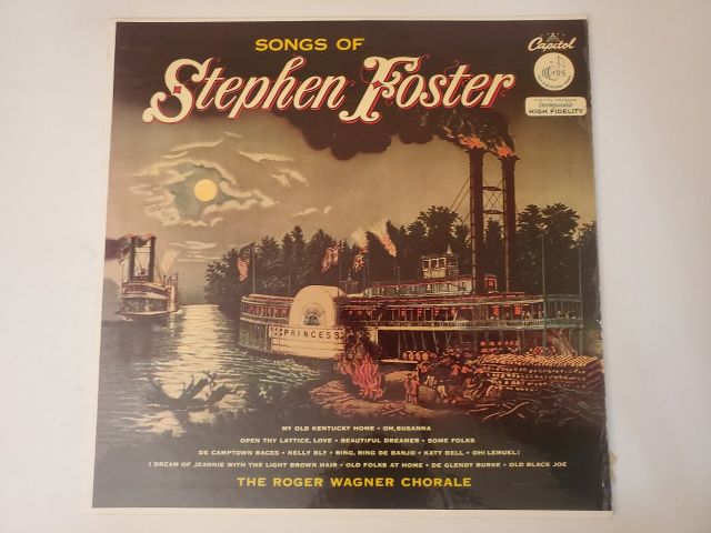 The Roger Wagner Chorale Songs of Stephen Foster vinyl record