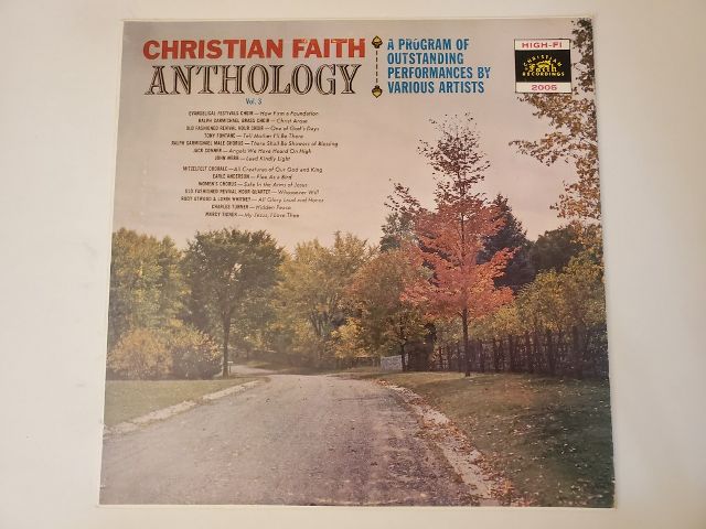 Various Artists Christian Faith Anthology Vol. 3 vinyl record