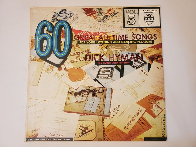 Dick Hyman 60 Great All-Time Songs vinyl record