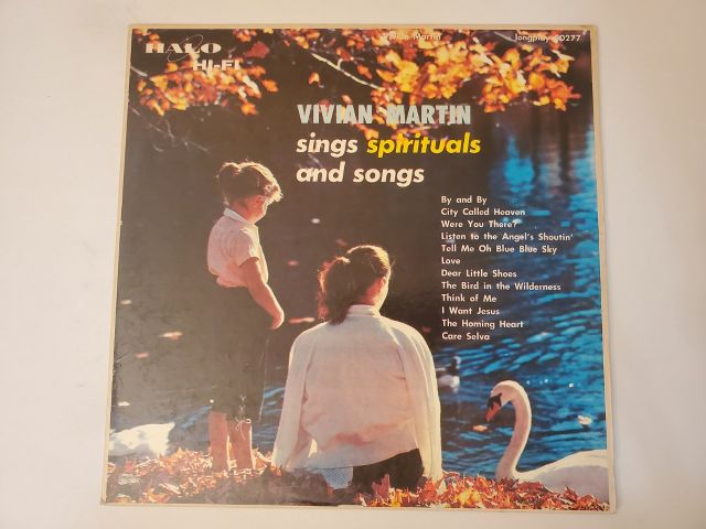 Vivian Martin Sings Spirituals And Songs vinyl record