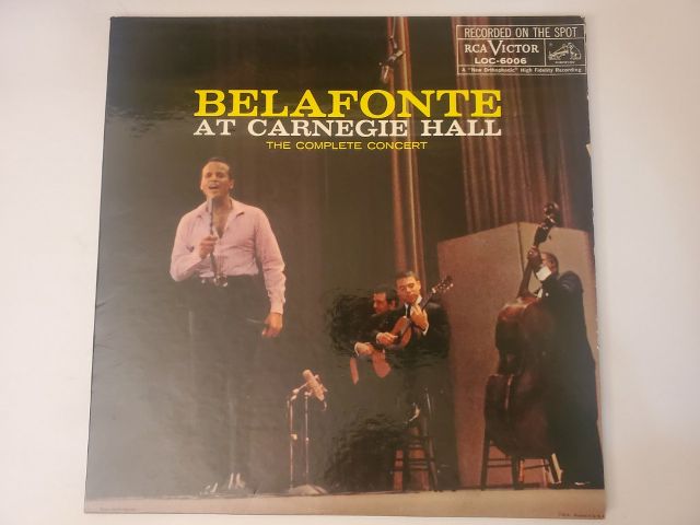 Harry Belafonte Belafonte at Carnegie Hall: The Complete Concert vinyl record