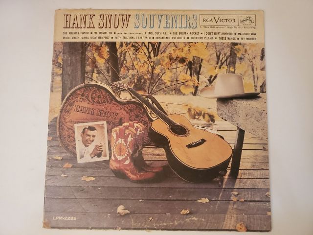 Hank Snow Souvenirs vinyl record
