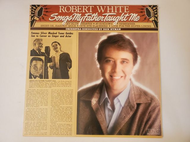 Robert White Songs My Father Taught Me vinyl record
