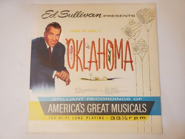 Various Artists Ed Sullivan Presents Songs and Music of Oklahoma vinyl record