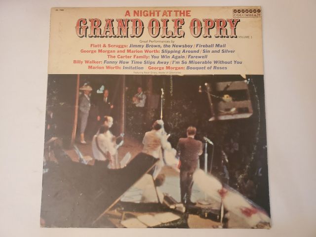 Various Artists A Night at the Grand Ole Opry, Vol. 1 vinyl record