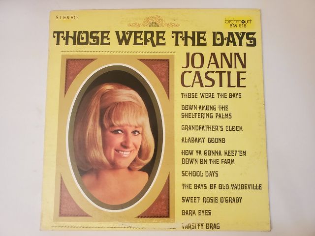 Jo Ann Castle Those Were The Days vinyl record