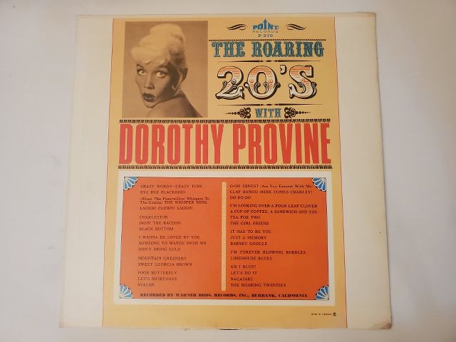 Dorothy Provine The Roaring 20's vinyl record