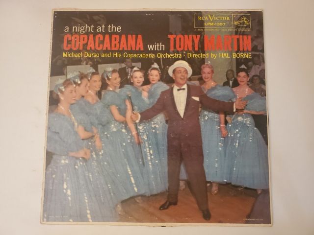 Tony Martin A Night at the Copacabana vinyl record