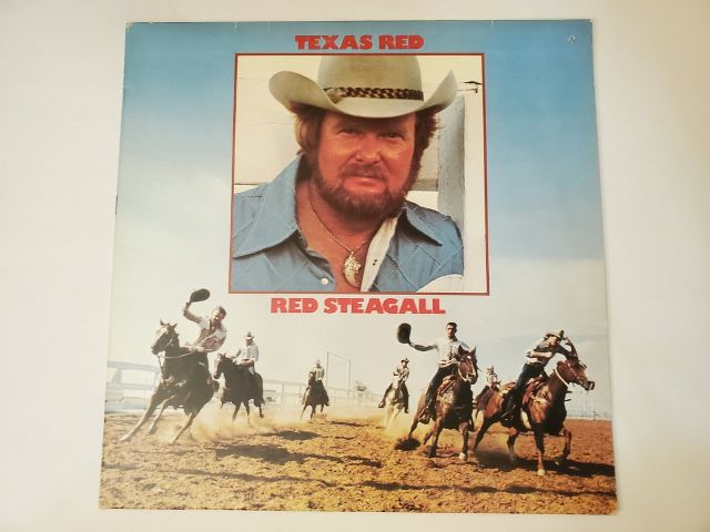 Red Steagall Texas Red vinyl record