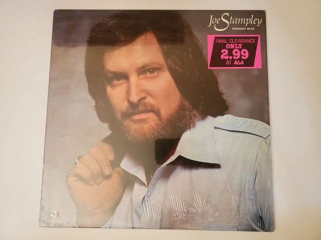 Joe Stampley Biggest Hits vinyl record
