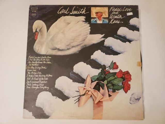 Carl Smith Faded Love and Winter Roses vinyl record
