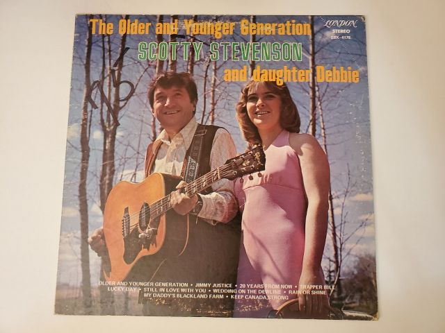 Scotty Stevenson and daughter Debbie The Older and Younger Generation vinyl record