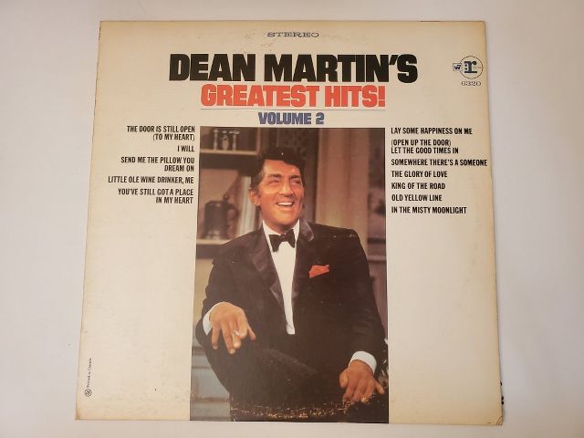 Dean Martin Greatest Hits Volume 2 vinyl record
