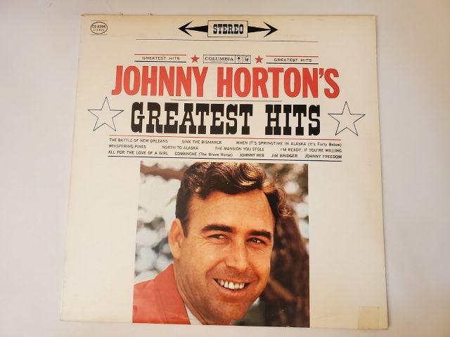 Johnny Horton Greatest Hits vinyl record