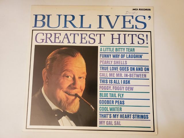 Burl Ives Greatest Hits vinyl record