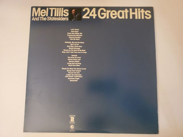 Mel Tillis and The Statesiders 24 Great Hits vinyl record