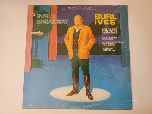 Burl Ives Burl's Broadway vinyl record