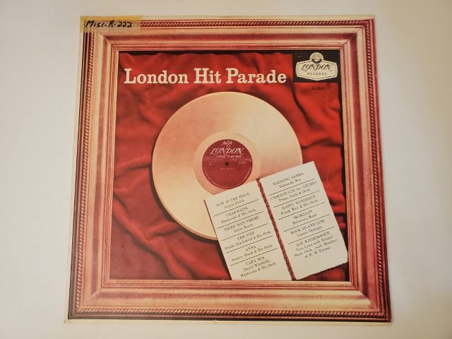 Various Artists London Hit Parade vinyl record