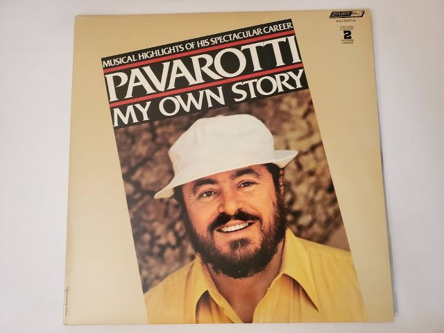 Luciano Pavarotti My Own Story vinyl record