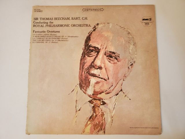 Sir Thomas Beecham Favourite Overtures vinyl record
