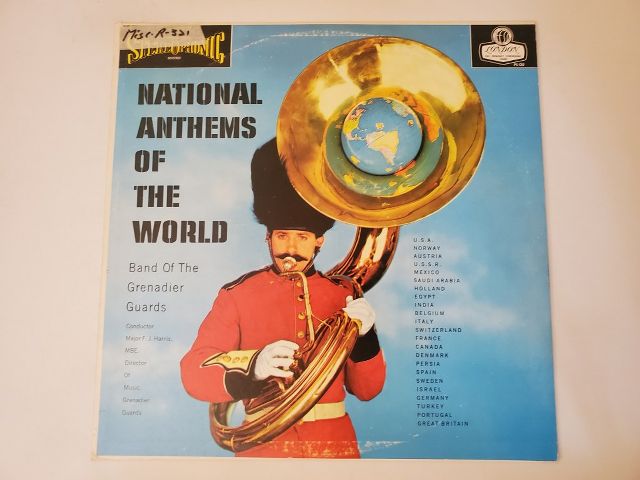 Band of the Grenadier Guards National Anthems of the World vinyl record
