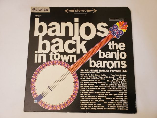 The Banjo Barons Banjo's Back in Town vinyl record
